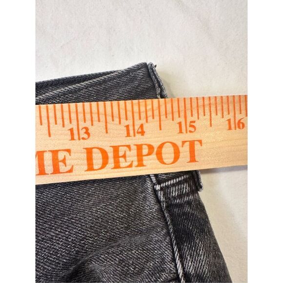 Levi’s 501 cut off black button down shorts, size W27 - Picture 5 of 8